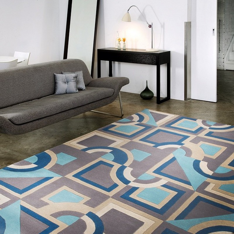 Mid Century Vintage Inspired Retro Rugs | Retro Vintage Style Fashion ...