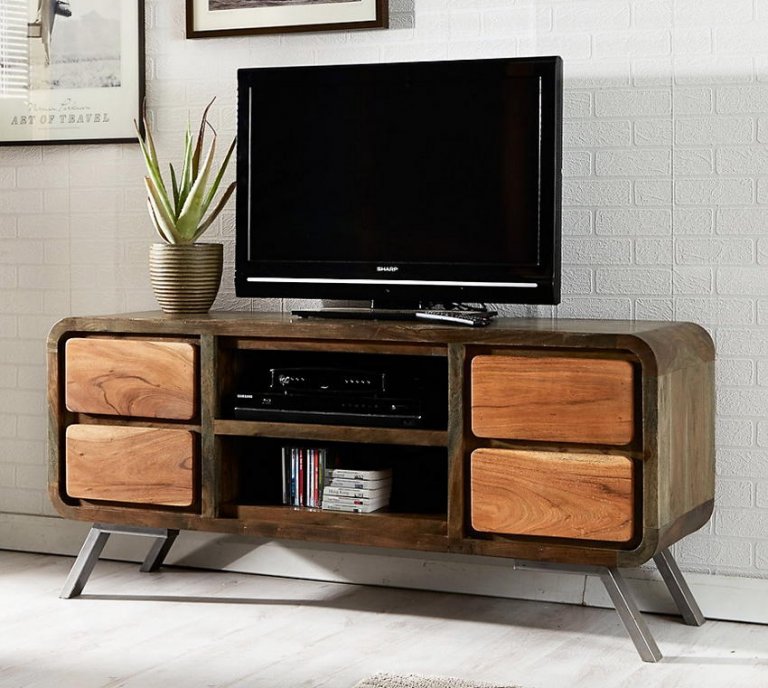 Retro TV Stand and Media Console Ideas | Retro Vintage Style Fashion ...